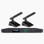 LAX UM-M120F 一拖二無線雙振膜會議話筒